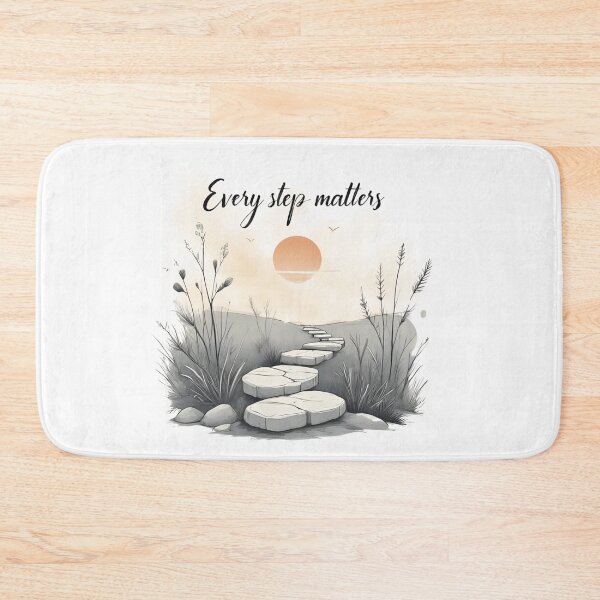 Item preview, Every Step Matters – Gentle Path-Inspired Affirmation Design designed and sold by FlowCreate.