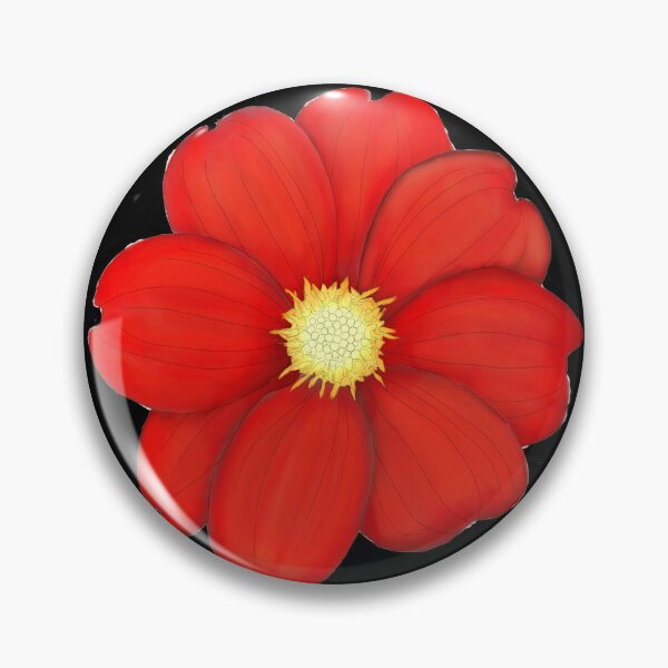 Item preview, Giant Red Dahlia Flower designed and sold by ThePlantGoblin.