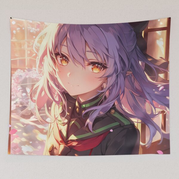 Item preview, Hiiragi Shinoa Seraph of the End Anime Girl Kawaii designed and sold by juniorcastros.