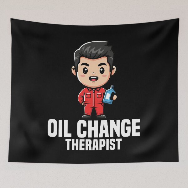 Item preview, OIL CHANGE THERAPIST - MECHANIC designed and sold by KEF Custom.