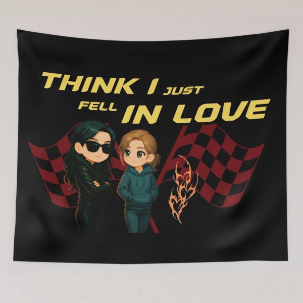Item preview, Devyn & Rebecca — Sapphic Street Racing Lovers (Chibi Art) designed and sold by Villani Blackwood Sisters Merch.