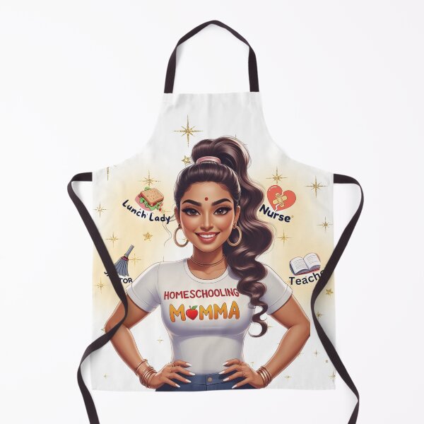 Item preview, Homeschooling Momma – Strong Indian Woman Multitasking designed and sold by 444wardMovement.