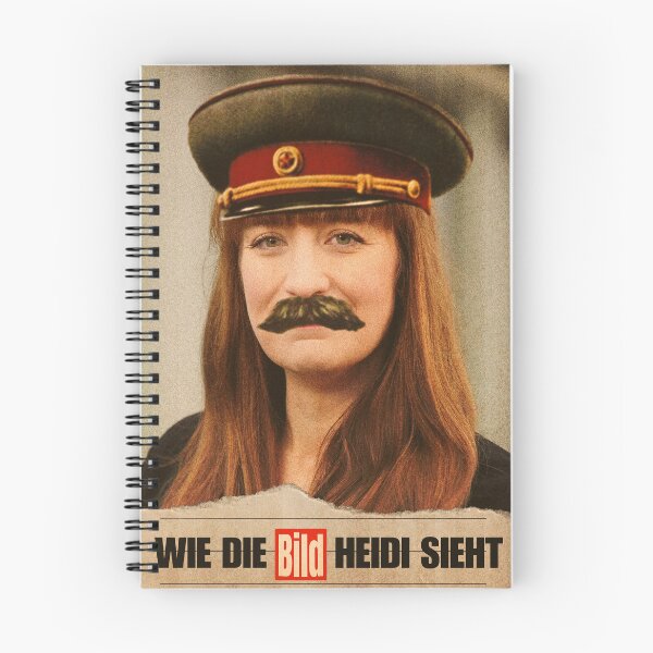 Item preview, Heidi Reichinnek as the Bild newspaper sees her designed and sold by Dunkelflaute.