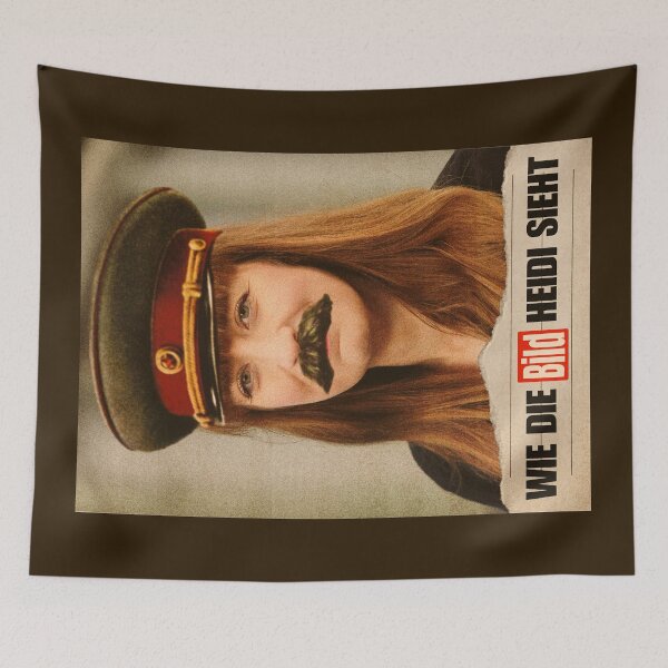 Item preview, Heidi Reichinnek as the Bild newspaper sees her designed and sold by Dunkelflaute.
