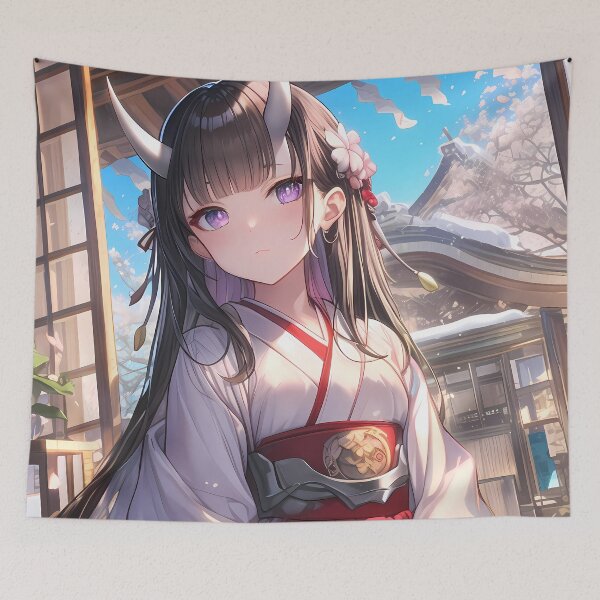 Item preview, Noshiro Azur Lane Anime Waifu Cherry Blossom Street Glamour designed and sold by juniorcastros.