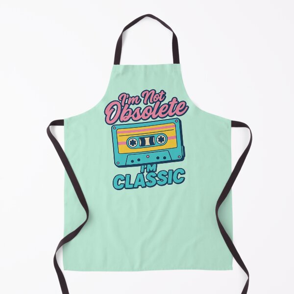 Item preview, I'm not obsolete; I'm classic. Retro 80s Cassette Design designed and sold by RetroNibylander.