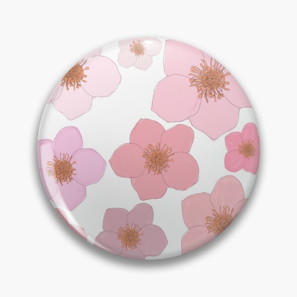 Item preview, Pastel Pink Hellebore Floral Art designed and sold by ThePlantGoblin.
