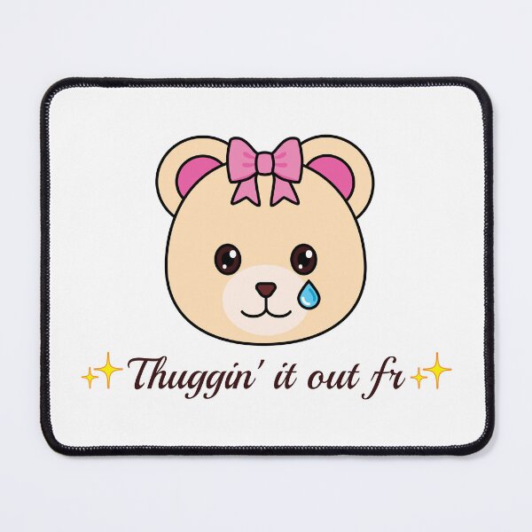 Item preview, Thuggin it out fr // Pookie bear // Cute y2k illustration designed and sold by DIBICHIBI.