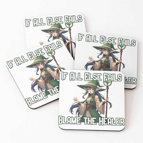 Item preview, If All Else Fails Blame The Healer designed and sold by BattleCrowBrand.