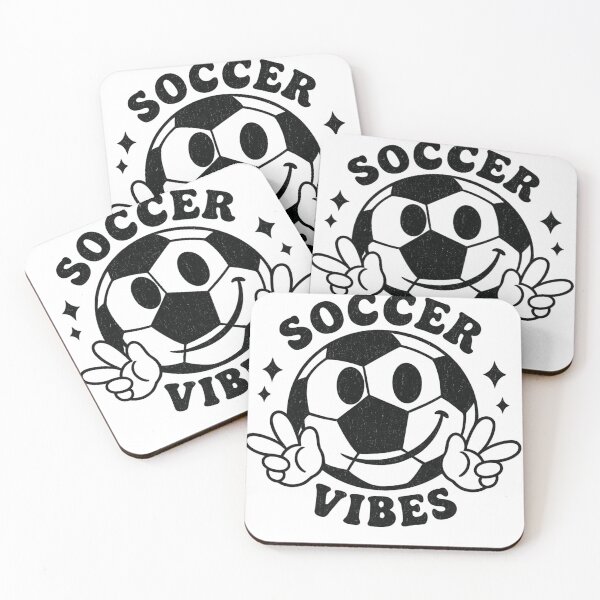 Item preview, Soccer Vibes Retro Smiley Design designed and sold by haitrieuic96.