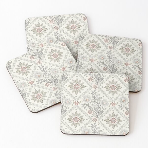 Item preview, Elegant Neutral Beige Floral Vine Seamless Pattern with Detailed Hand-Drawn Elements. designed and sold by RGShirtWorks.