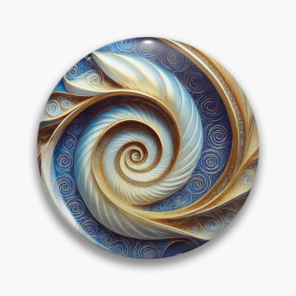 Item preview, Colorful Abstract Fibonacci Art 12 designed and sold by Vicky Brago-Mitchell®.
