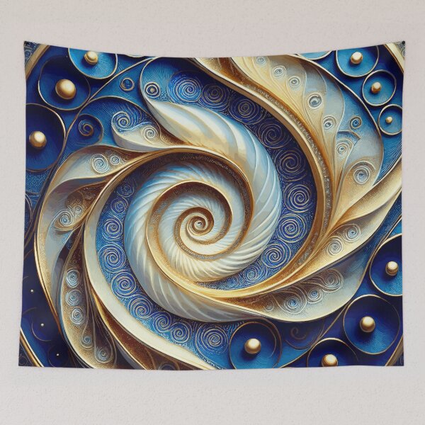 Item preview, Colorful Abstract Fibonacci Art 12 designed and sold by Vicky Brago-Mitchell®.