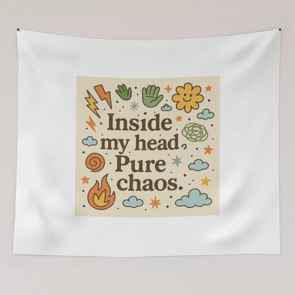 Item preview, Inside my head? Pure chaos designed and sold by Vision Large .