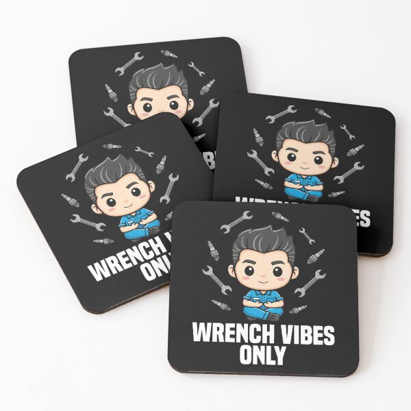 Item preview, WRENCH VIBES ONLY - MECHANIC designed and sold by KEF Custom.
