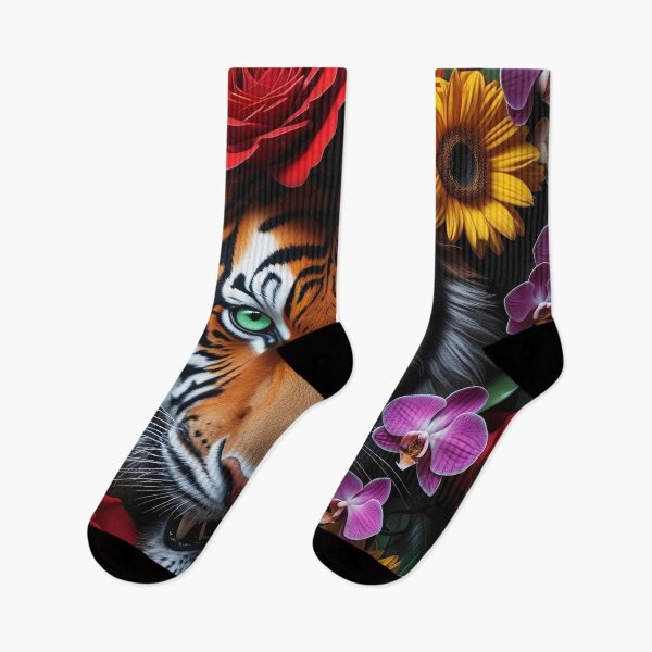 Item preview, Majestic Tiger in Bloom designed and sold by ManyAdvisors.
