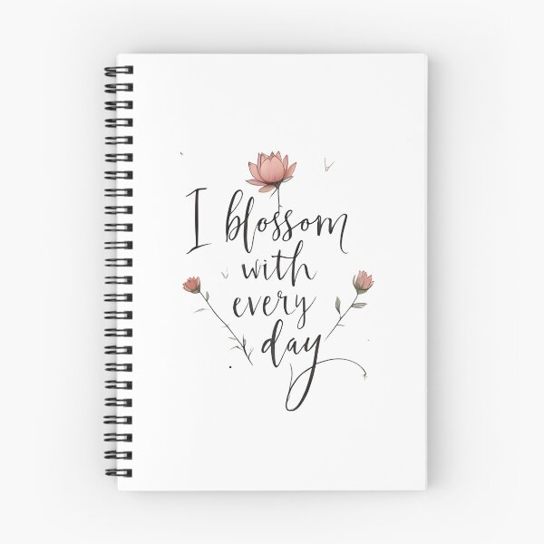 Item preview, I blossom with every day. Affirmation designed and sold by FlowCreate.