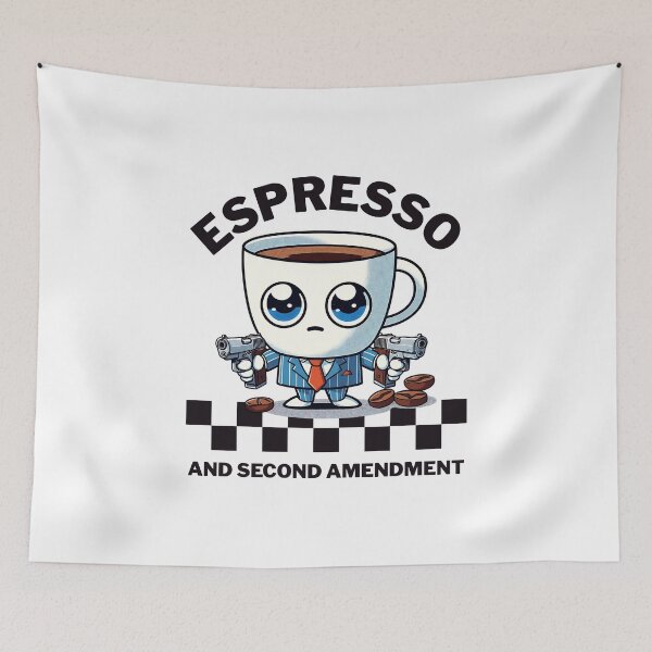 Item preview, Coffee and second amendment designed and sold by Peerless-Prime.