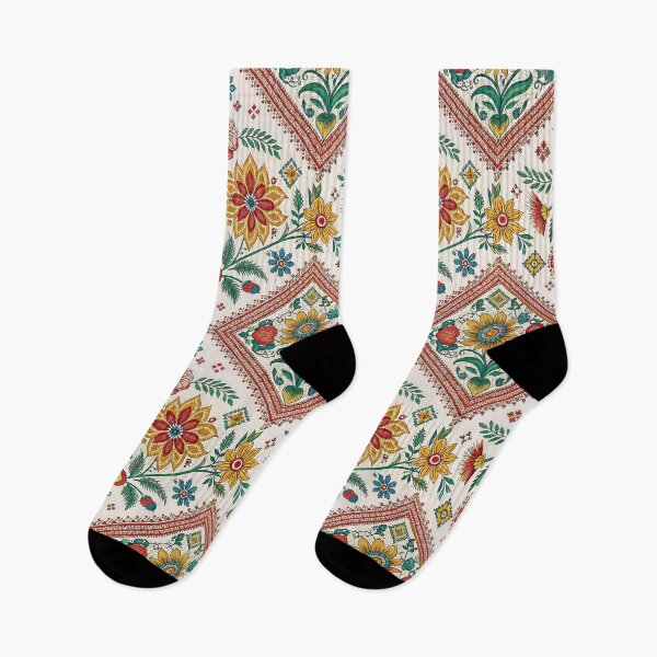 Item preview, Vibrant Ornate Folk Art Floral Seamless Pattern. designed and sold by RGShirtWorks.