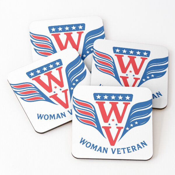 Item preview, Woman Veteran Wings and Stars designed and sold by VeteranCreated.