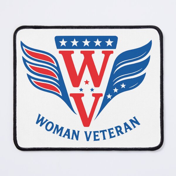 Item preview, Woman Veteran Wings and Stars designed and sold by VeteranCreated.