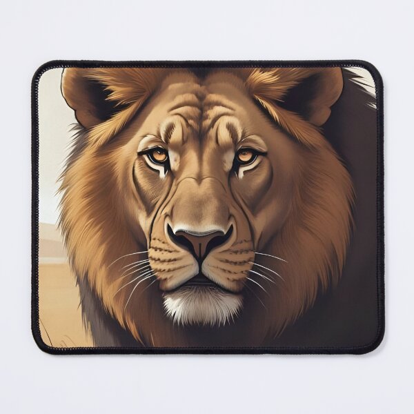Item preview, Why so serious lion illustration designed and sold by doodledot27.