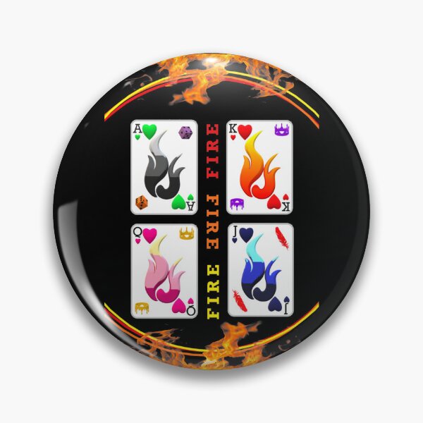Item preview, Ace King Queen Jack Hearts On Fire Cards designed and sold by kel72.