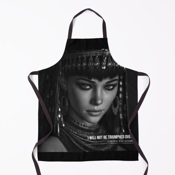 Item preview, I will not be defeated – Quote from Cleopatra VII (30 BC) designed and sold by idgafstudio.ch.