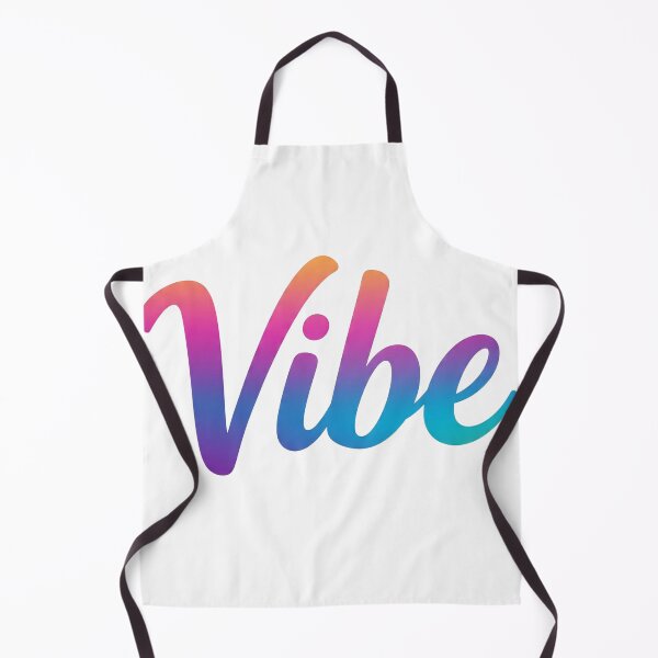 Item preview, Vibe – Bold Rainbow Gradient Word Art Sticker designed and sold by 001Haiba.