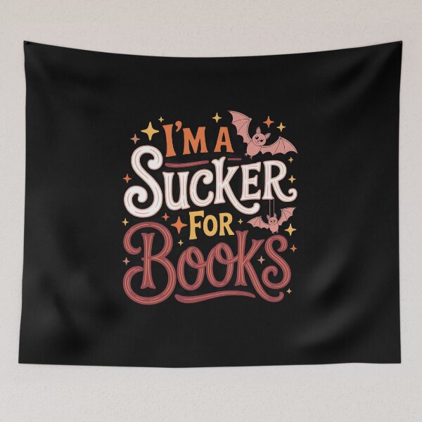 Item preview, I'm A Sucker For Books Halloween designed and sold by MissRasheedHam.