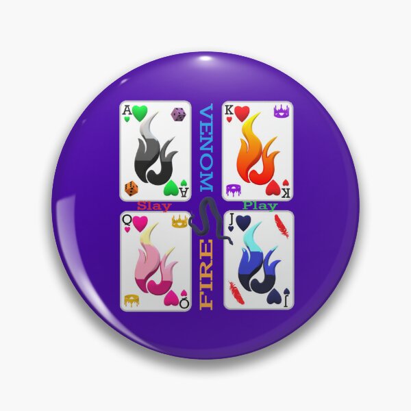 Item preview, Ace King Queen Jack Hearts on Fire Cards designed and sold by kel72.