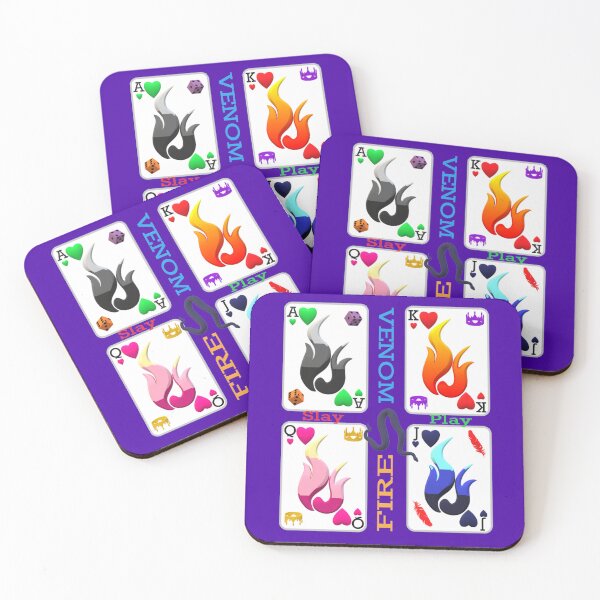 Item preview, Ace King Queen Jack Hearts on Fire Cards designed and sold by kel72.