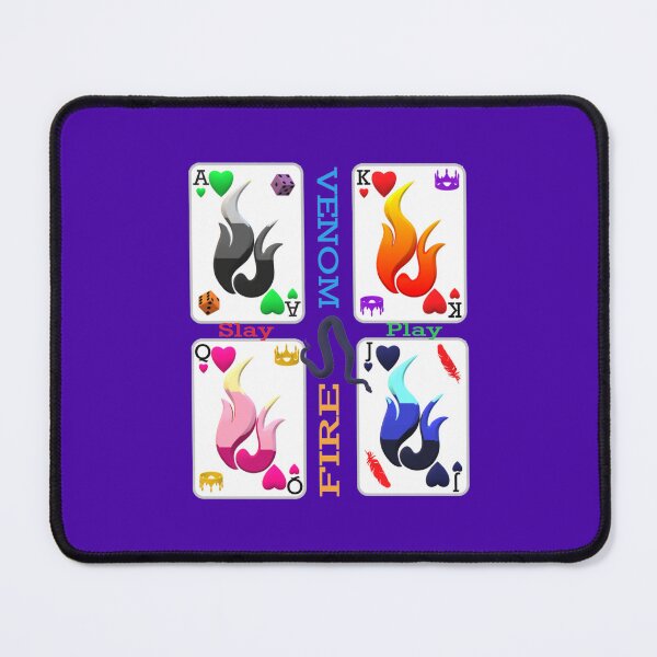 Item preview, Ace King Queen Jack Hearts on Fire Cards designed and sold by kel72.