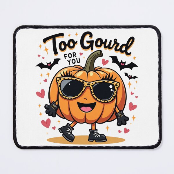 Item preview, Too Gourd for You – Sassy Pumpkin Halloween T-Shirt designed and sold by shadystitch.