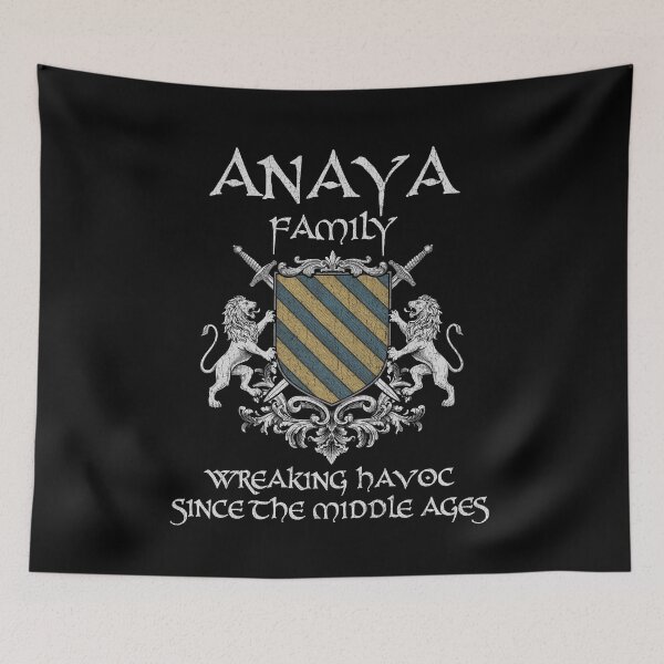 Item preview, Anaya Family Crest – Medieval Heritage Emblem for Ancestry Lovers & Vintage Style Fans designed and sold by 9X FR.
