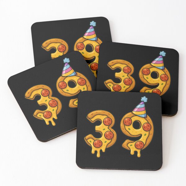 Item preview, Pizza 39th Birthday 39 Years Old Food Lover Happy Bday Men Women designed and sold by rafaeltto.