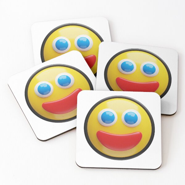 Item preview, 3D Glossy Smiley Face – Vibrant Retro Pop Sticker designed and sold by 001Haiba.