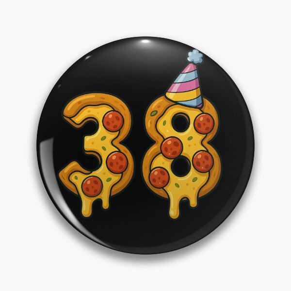 Item preview, Pizza 38th Birthday 38 Years Old Food Lover Happy Bday Men Women designed and sold by rafaeltto.