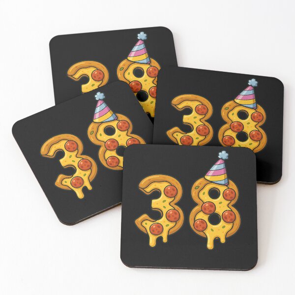 Item preview, Pizza 38th Birthday 38 Years Old Food Lover Happy Bday Men Women designed and sold by rafaeltto.