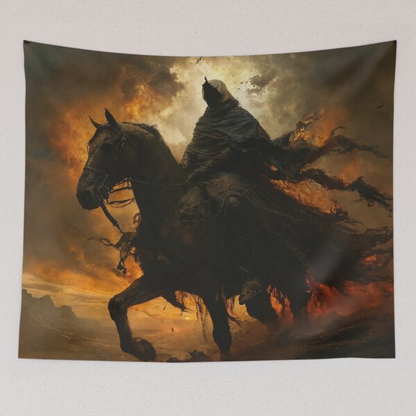 Item preview, the ghost rider, the rider of the apocalypse, the harbinger designed and sold by DonnaBlankaArt.