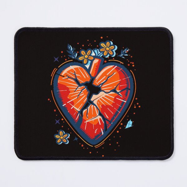 Item preview, Blooming Broken Heart – Hopeful Botanical Art designed and sold by WykroMerch.