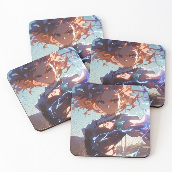 Item preview, Certain Scientific Misaka Mikoto Railgun Anime Girl Powerful Lightning designed and sold by juniorcastros.