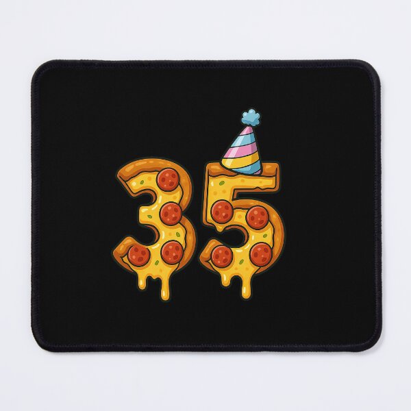 Item preview, Pizza 35th Birthday 35 Years Old Food Lover Happy Bday Men Women designed and sold by rafaeltto.