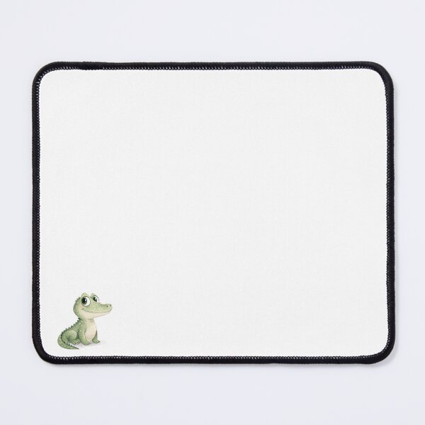 Item preview, Close-up portrait of a baby crocodile with textured green skin and curious eyes. Perfect for wildlife, nature, educational, and children’s content or animal-themed projects. designed and sold by kazetixx.