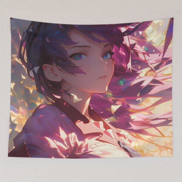 Aperçu de l'œuvre Hitagi Senjougahara Bakemonogatari Anime Fille Fantaisie créée et vendue par juniorcastros.