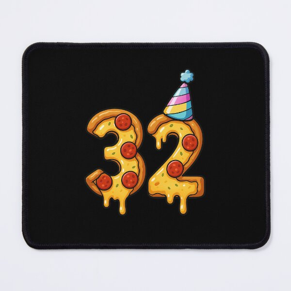 Item preview, Pizza 32nd Birthday 32 Years Old Food Lover Happy Bday Men Women designed and sold by rafaeltto.