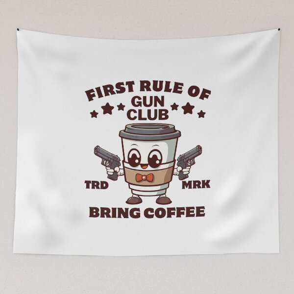 Item preview, First rule of gun club, bring coffee designed and sold by Peerless-Prime.