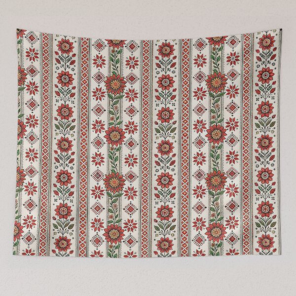 Item preview, Vibrant Ukrainian Vyshyvanka Folk Embroidery Pattern. designed and sold by RGShirtWorks.