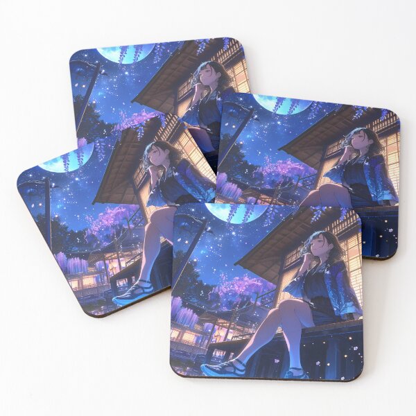 Item preview, Akane Tsunemori Psycho Pass Anime Moonlit Wisteria Solace designed and sold by juniorcastros.