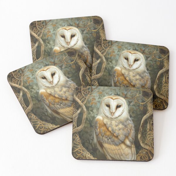Item preview, Celtic Barn Owl designed and sold by thewandswant.